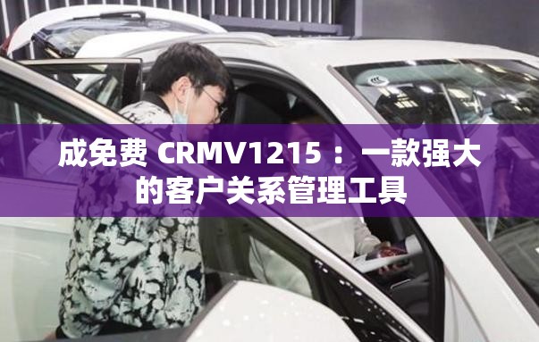 成免费 CRMV1215 ：一款强大的客户关系管理工具