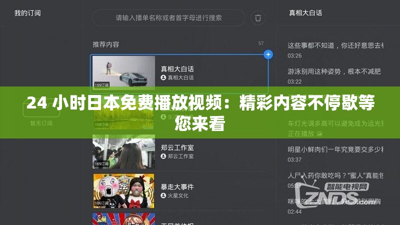 24 小时日本免费播放视频：精彩内容不停歇等您来看