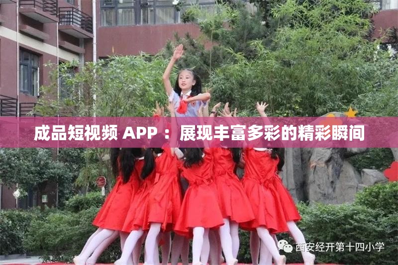 成品短视频 APP ：展现丰富多彩的精彩瞬间