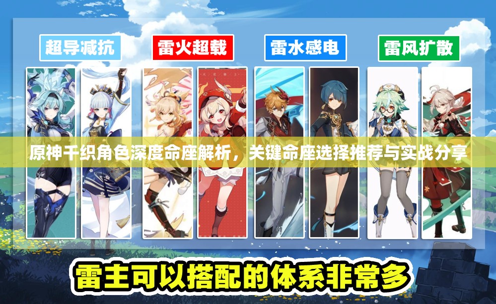 原神千织角色深度命座解析，关键命座选择推荐与实战分享