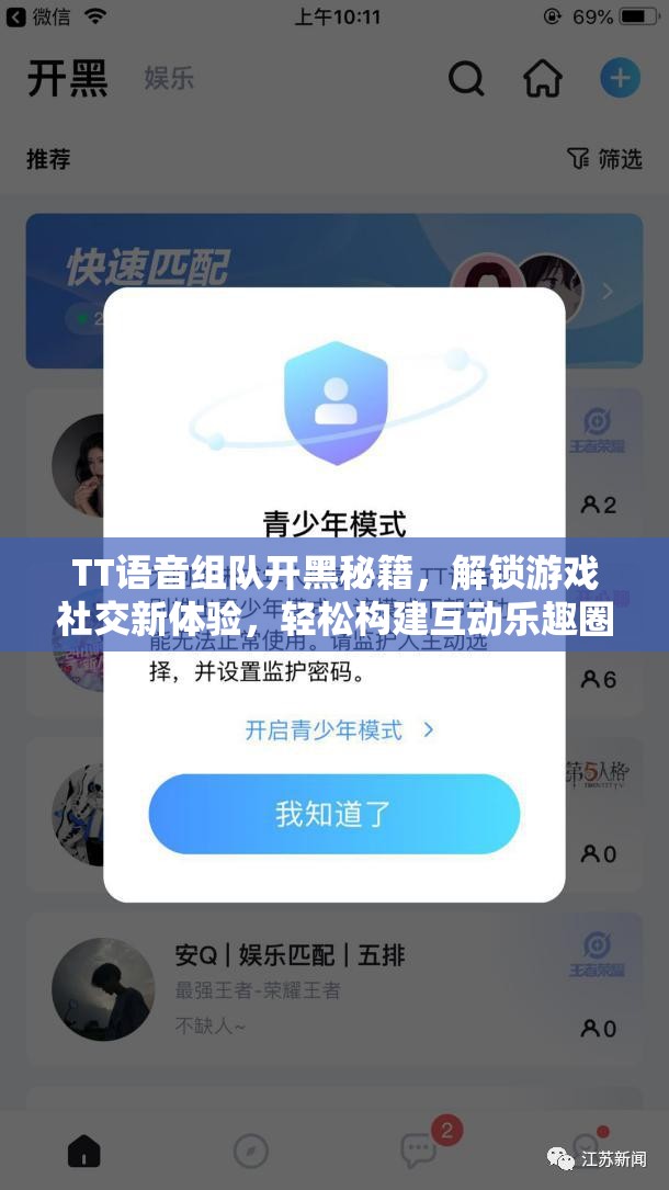 TT语音组队开黑秘籍，解锁游戏社交新体验，轻松构建互动乐趣圈