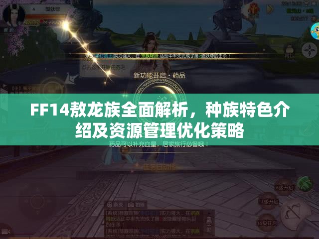 FF14敖龙族全面解析，种族特色介绍及资源管理优化策略