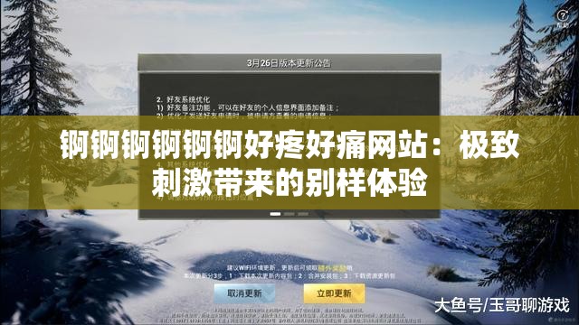 锕锕锕锕锕锕好疼好痛网站：极致刺激带来的别样体验