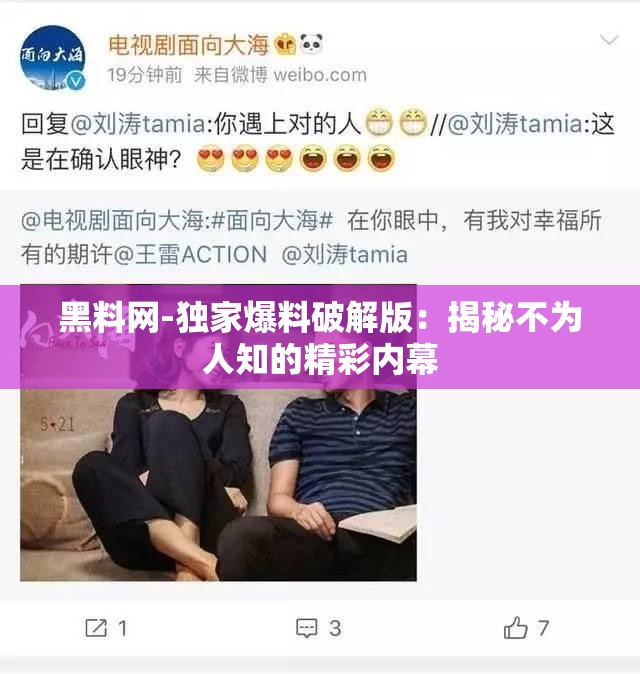 黑料网-独家爆料破解版：揭秘不为人知的精彩内幕