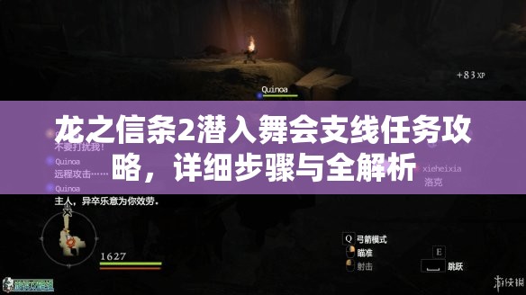 龙之信条2潜入舞会支线任务攻略，详细步骤与全解析