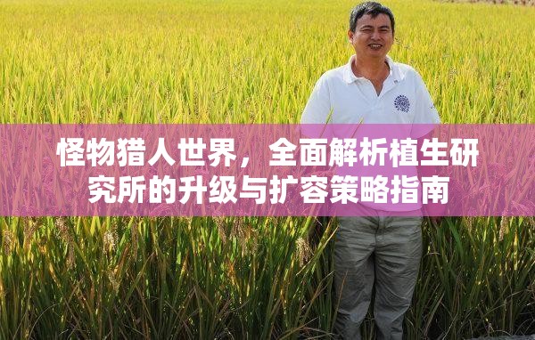 怪物猎人世界，全面解析植生研究所的升级与扩容策略指南