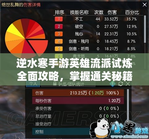 逆水寒手游英雄流派试炼全面攻略，掌握通关秘籍，解锁并激发你的极致战斗潜能