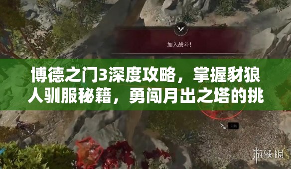 博德之门3深度攻略，掌握豺狼人驯服秘籍，勇闯月出之塔的挑战与智慧考验