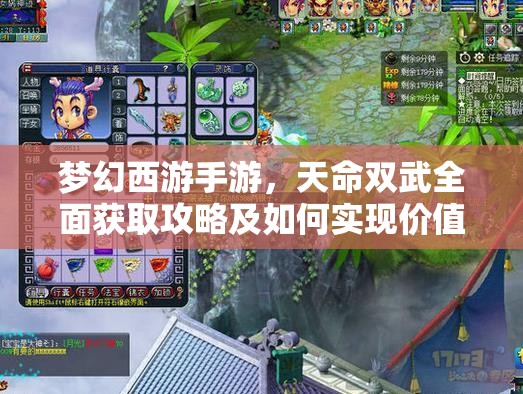 梦幻西游手游，天命双武全面获取攻略及如何实现价值最大化策略