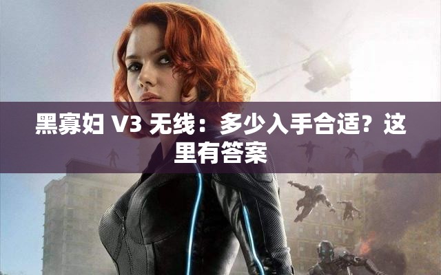 黑寡妇 V3 无线：多少入手合适？这里有答案