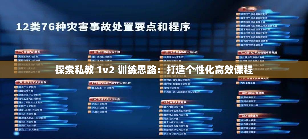 探索私教 1v2 训练思路：打造个性化高效课程