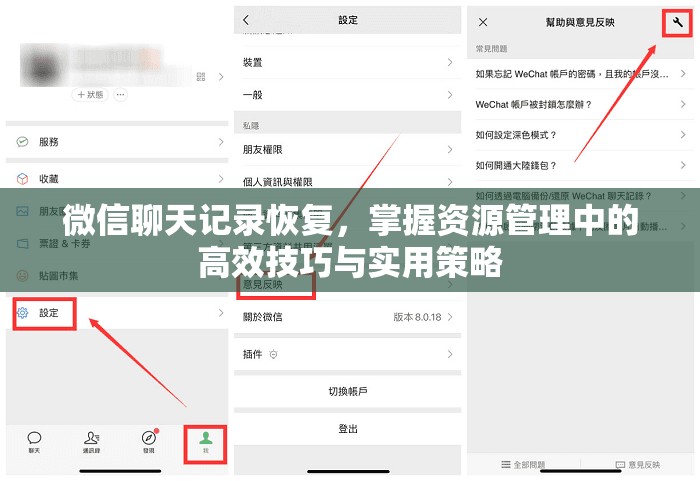 微信聊天记录恢复，掌握资源管理中的高效技巧与实用策略
