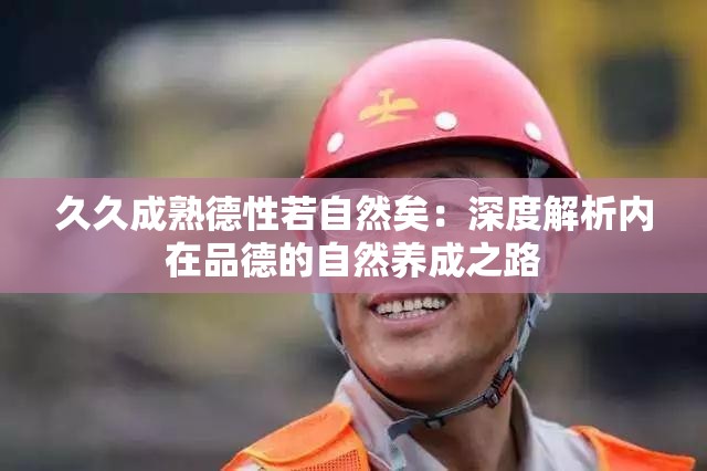 久久成熟德性若自然矣：深度解析内在品德的自然养成之路