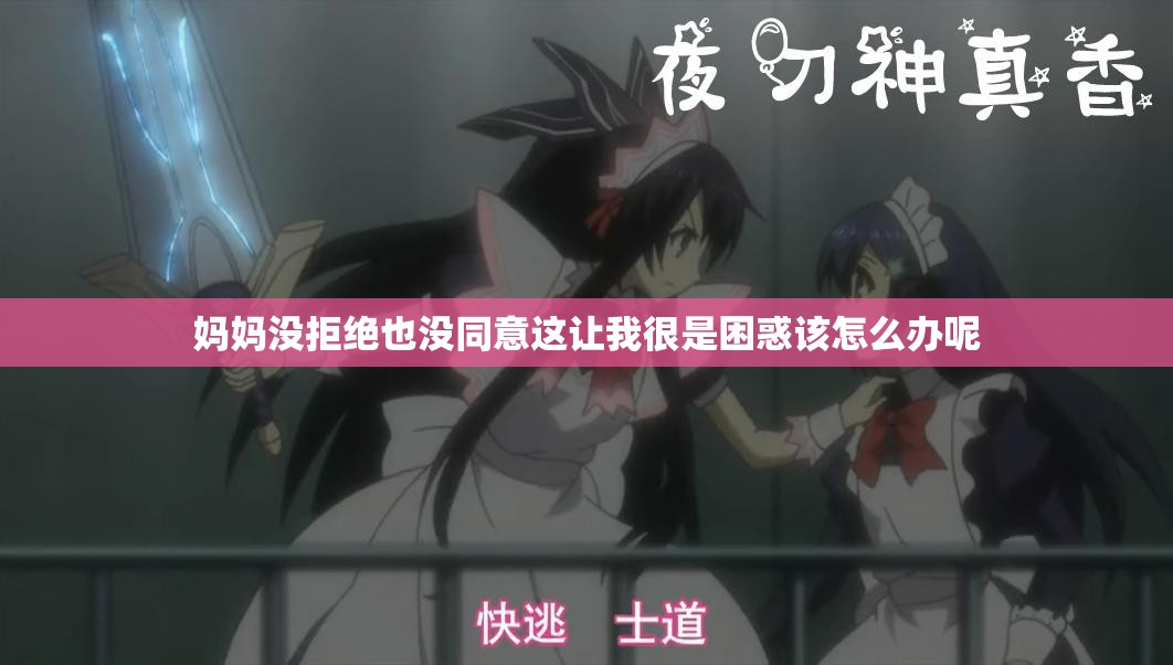 妈妈没拒绝也没同意这让我很是困惑该怎么办呢