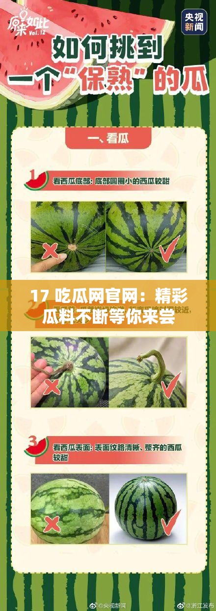 17 吃瓜网官网：精彩瓜料不断等你来尝