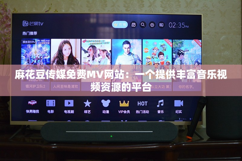麻花豆传媒免费MV网站：一个提供丰富音乐视频资源的平台