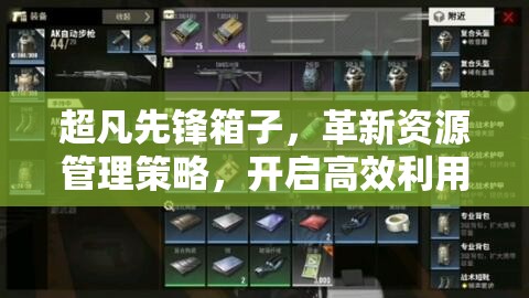 超凡先锋箱子，革新资源管理策略，开启高效利用新境界