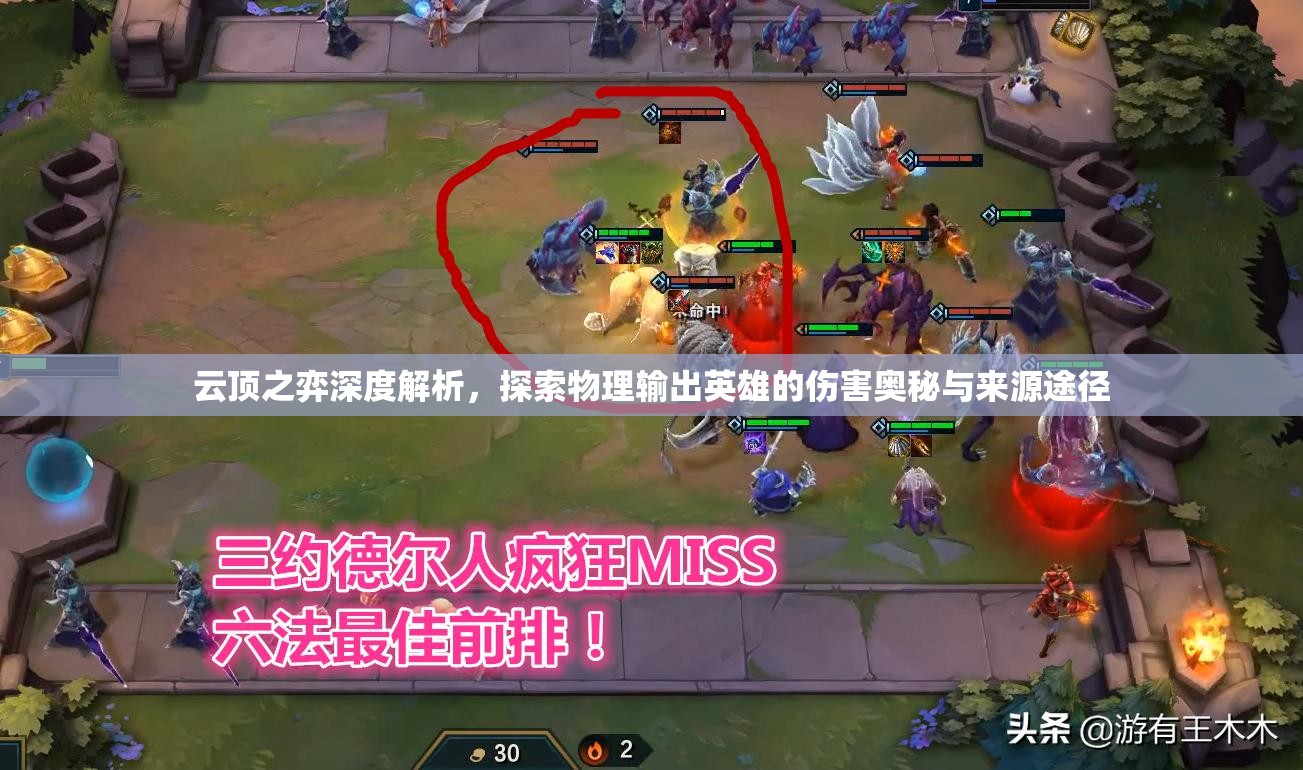 云顶之弈深度解析，探索物理输出英雄的伤害奥秘与来源途径
