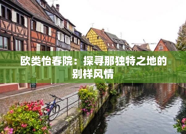 欧类怡春院：探寻那独特之地的别样风情