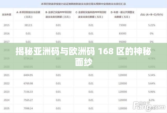 揭秘亚洲码与欧洲码 168 区的神秘面纱