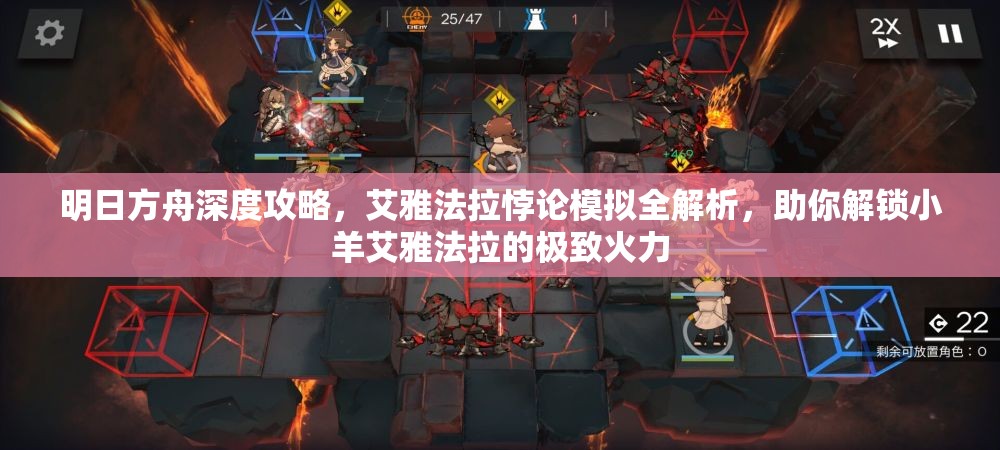 明日方舟深度攻略，艾雅法拉悖论模拟全解析，助你解锁小羊艾雅法拉的极致火力