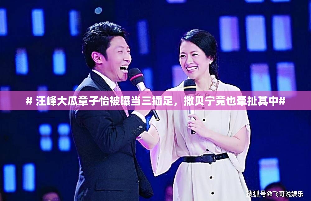 # 汪峰大瓜章子怡被曝当三插足，撒贝宁竟也牵扯其中#