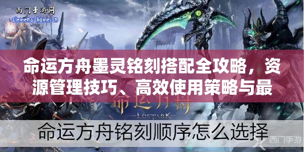 命运方舟墨灵铭刻搭配全攻略，资源管理技巧、高效使用策略与最大化价值方法