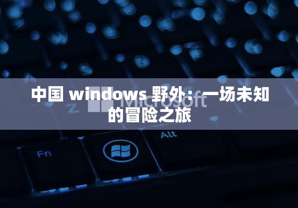 中国 windows 野外：一场未知的冒险之旅