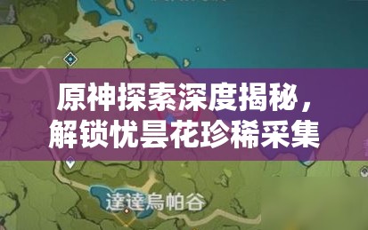 原神探索深度揭秘，解锁忧昙花珍稀采集点的全面地图指南