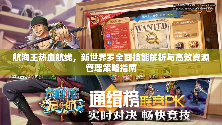 航海王热血航线，新世界罗全面技能解析与高效资源管理策略指南