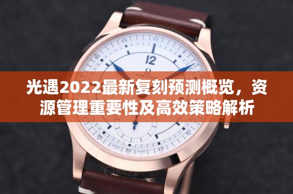 光遇2022最新复刻预测概览，资源管理重要性及高效策略解析