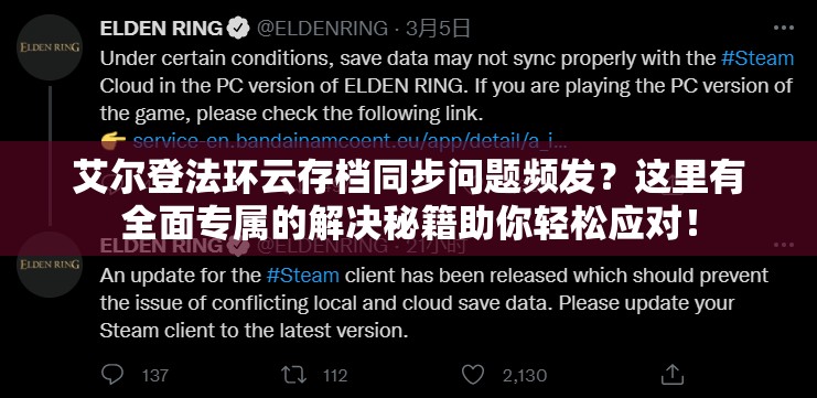 艾尔登法环云存档同步问题频发？这里有全面专属的解决秘籍助你轻松应对！