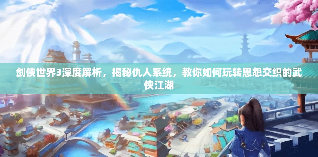 剑侠世界3深度解析，揭秘仇人系统，教你如何玩转恩怨交织的武侠江湖