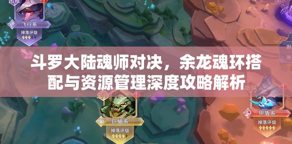 斗罗大陆魂师对决，余龙魂环搭配与资源管理深度攻略解析
