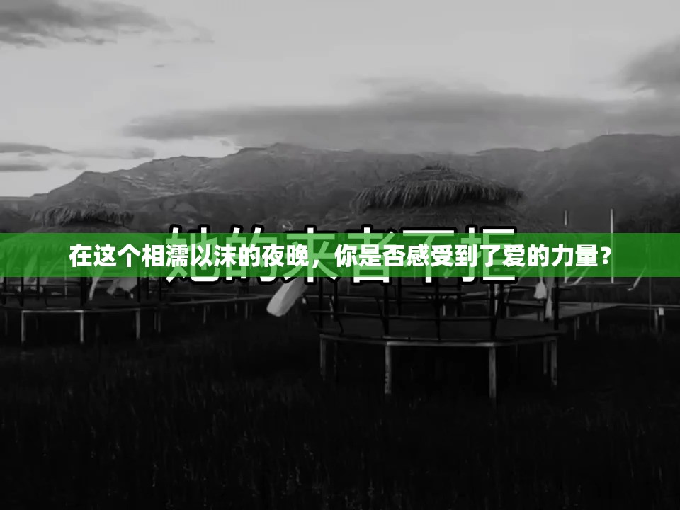 在这个相濡以沫的夜晚,你是否感受到了爱的力量? 在这个相濡以沫的夜晚,你是否感受到了爱的力量?