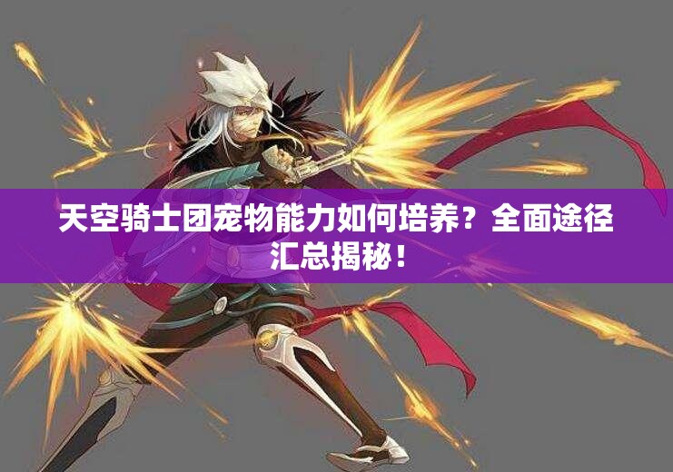 天空骑士团宠物能力如何培养？全面途径汇总揭秘！