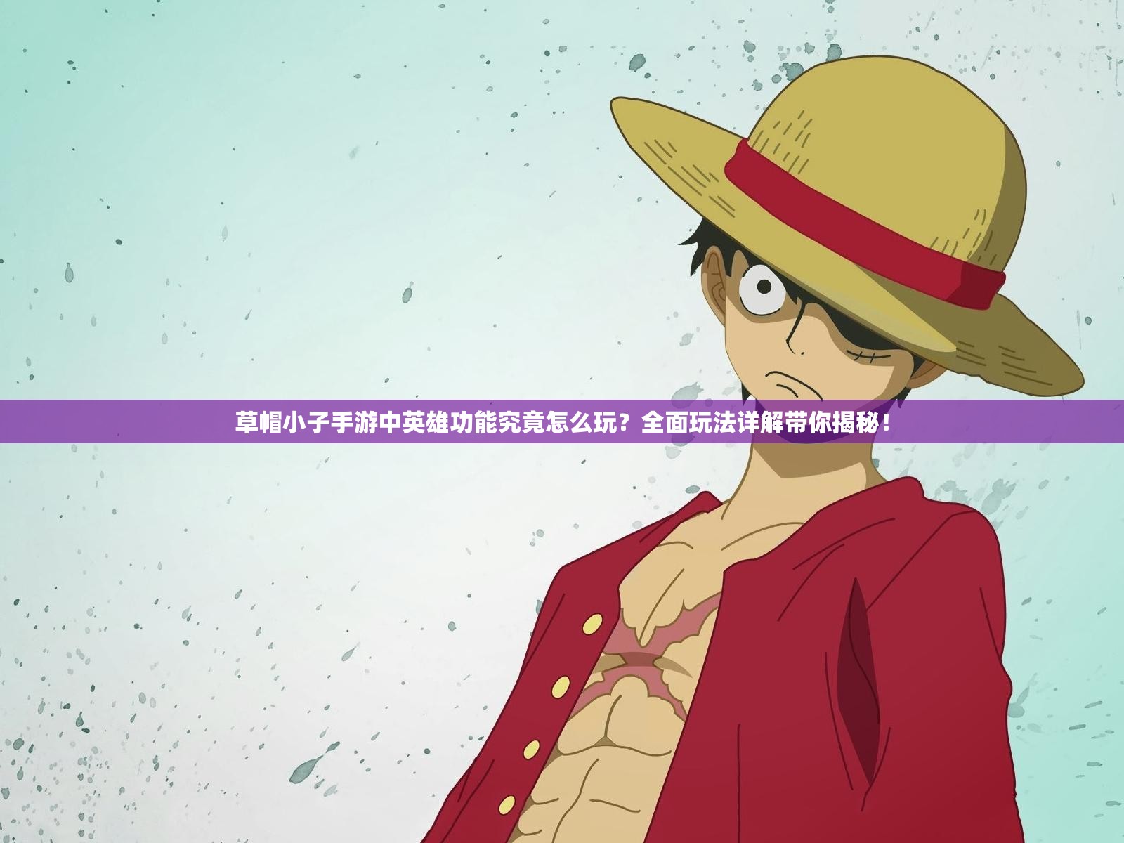 草帽小子手游中英雄功能究竟怎么玩？全面玩法详解带你揭秘！