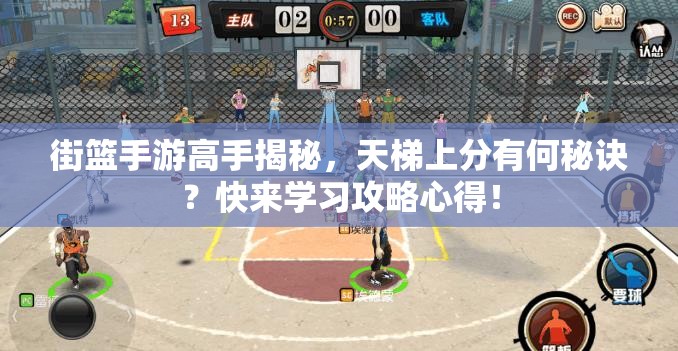 街篮手游高手揭秘，天梯上分有何秘诀？快来学习攻略心得！