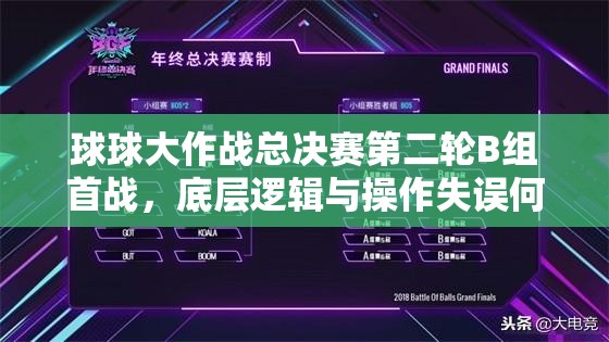 球球大作战总决赛第二轮B组首战，底层逻辑与操作失误何在？