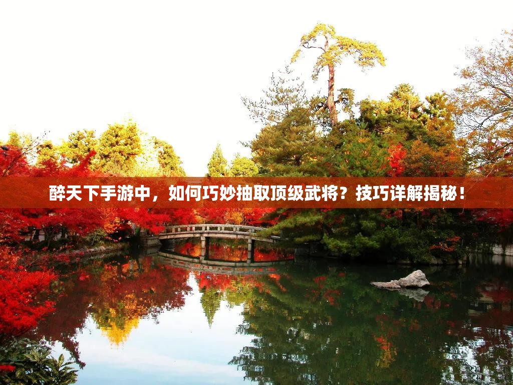 醉天下手游中，如何巧妙抽取顶级武将？技巧详解揭秘！