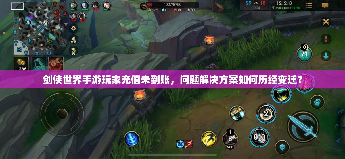 剑侠世界手游玩家充值未到账，问题解决方案如何历经变迁？